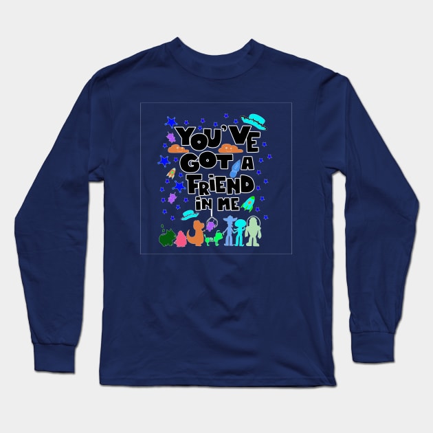 you have friends Long Sleeve T-Shirt by jorge_lebeau